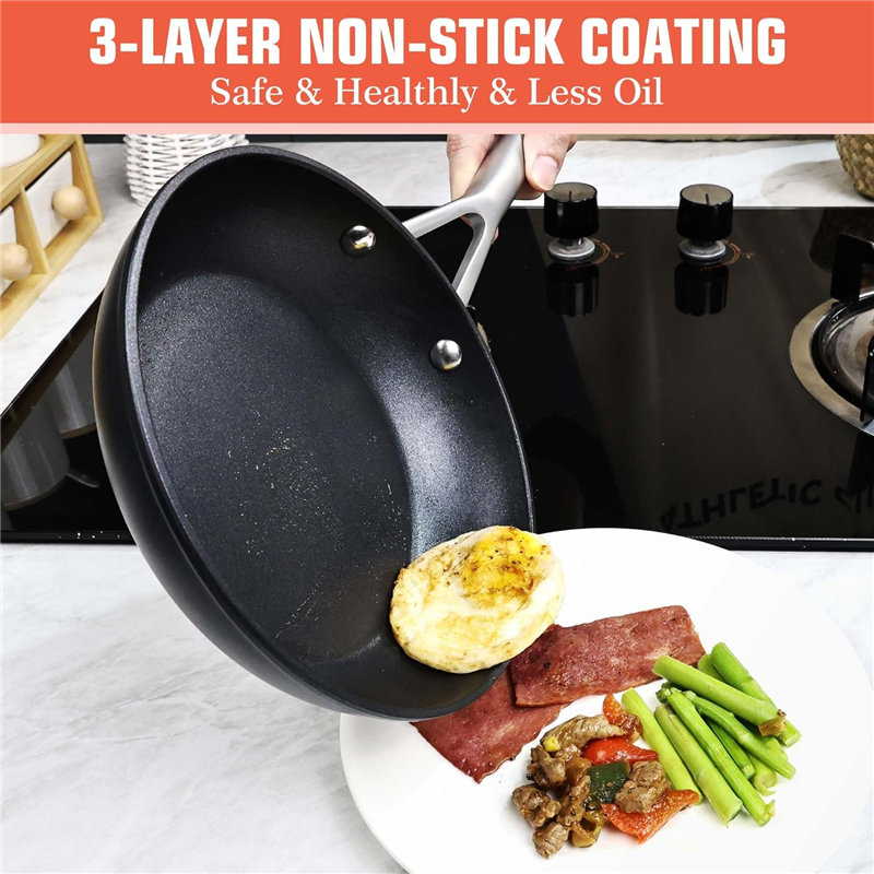 FD020 Nonstick Egg Omelet Skillet 8 inch Frying Pan