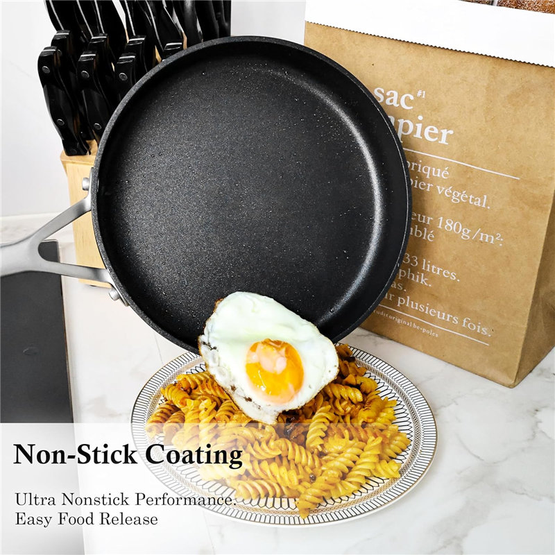 FD026 Nonstick Frying Pan Skillet 10 inch Omelette Pan