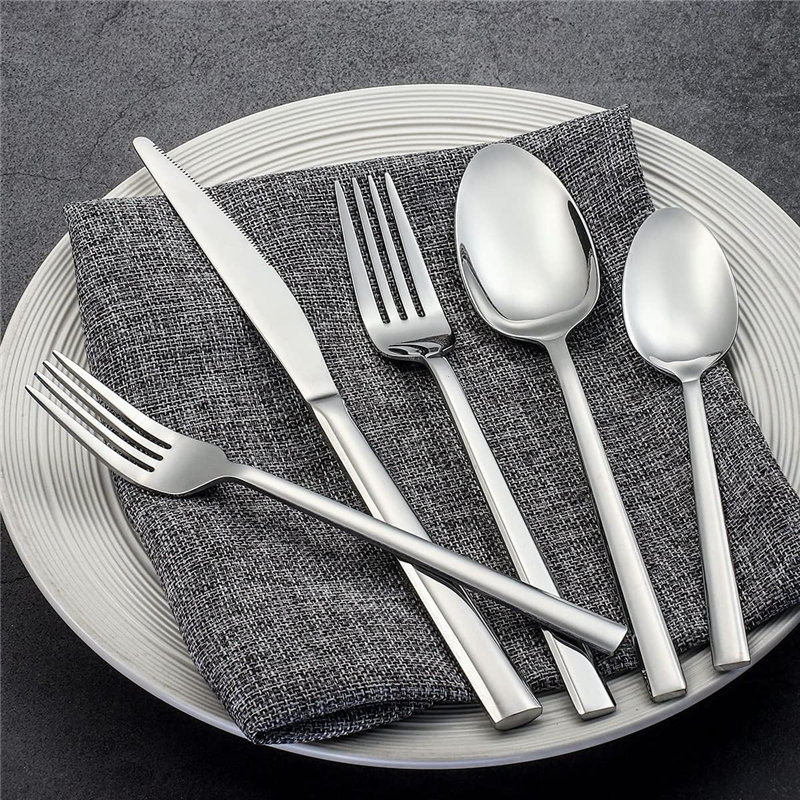 64707 20-Piece Silverware Set Stainless Steel Flatware Set